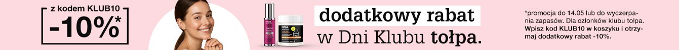 odbierz dodatkowy rabat w dni Klubu tołpa.