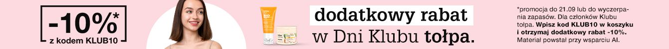 odbierz dodatkowy rabat w dni Klubu tołpa.