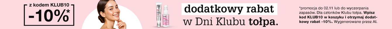 dodatkowy rabat w dni Klubu tołpa. dodatkowy rabat w dni Klubu tołpa.