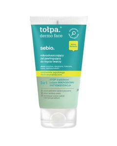 mikrozłuszczający żel peelingujący do mycia twarzy, 150 ml