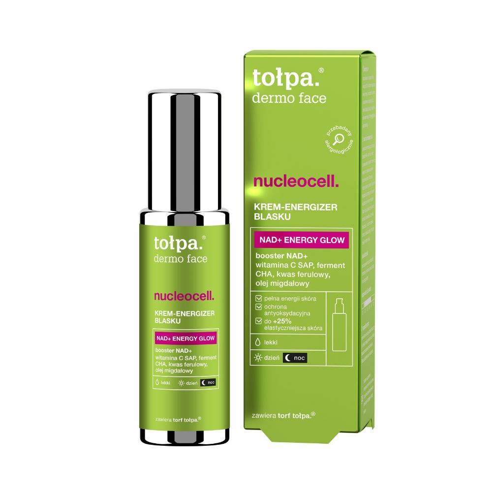 tołpa. nucleocell. krem-energizer blasku, lekki, na dzień i na noc, 50 ml