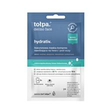 hialuronowa maska-kompres nawilżająca na twarz i pod oczy, 2x6 ml