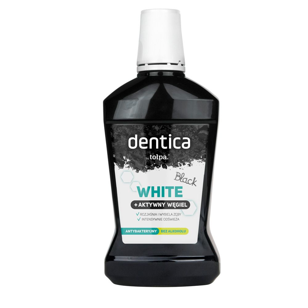tołpa. white płyn do higieny jamy ustnej BLACK WHITE, 500 ml