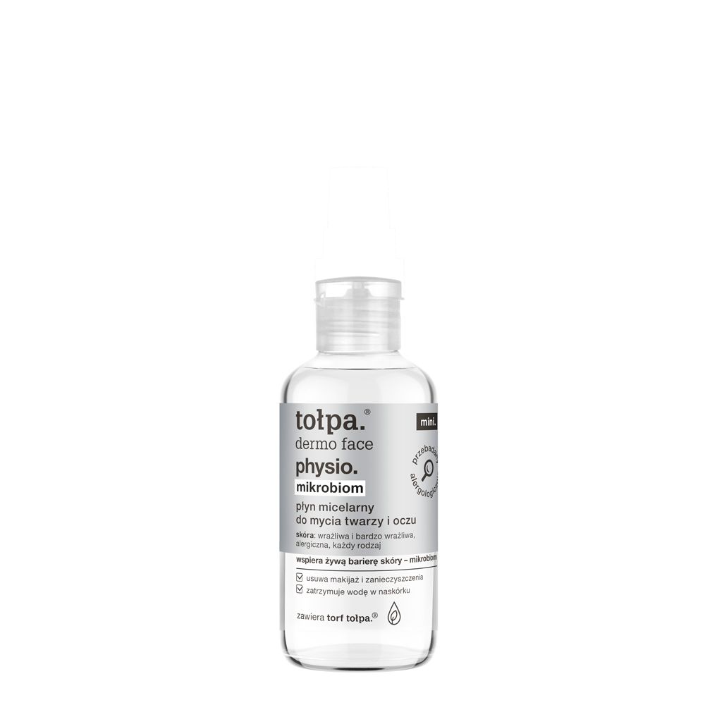 tołpa. physio. mikrobiom płyn micelarny do mycia twarzy i oczu, 100 ml