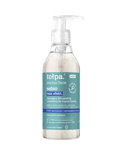 musujący żel-peeling z kamforą do mycia twarzy, 195 ml