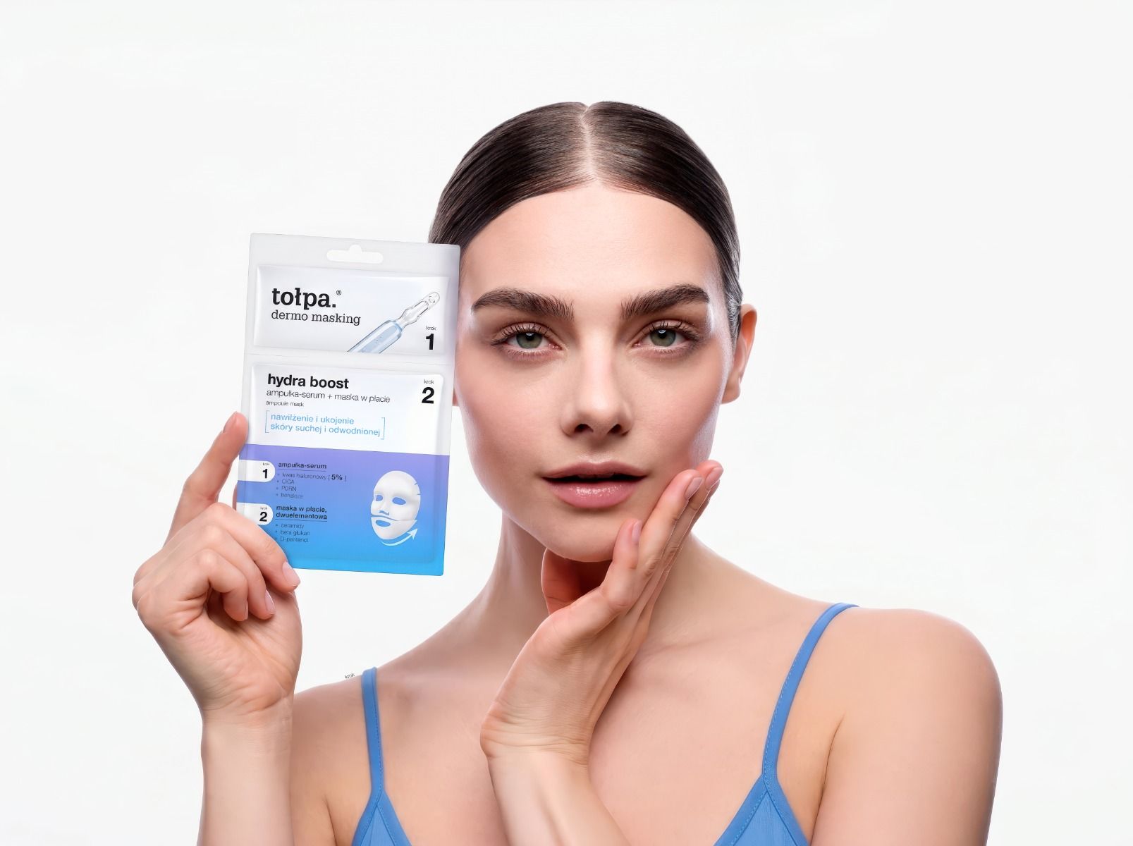 dwuetapowa maska w płachcie, hydra boost ampoule mask, 1 szt.