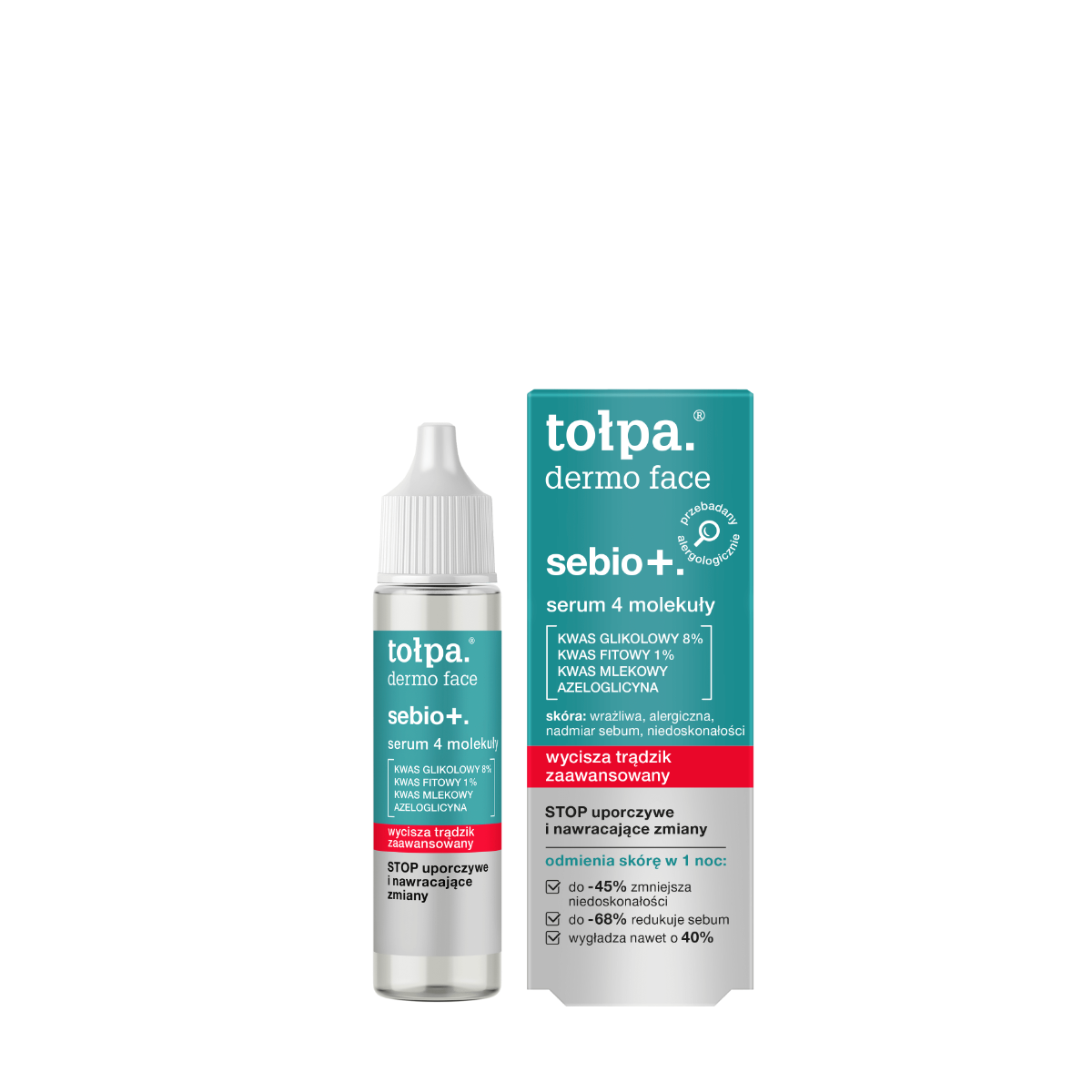 tołpa. sebio+. serum 4 molekuły, 20 ml