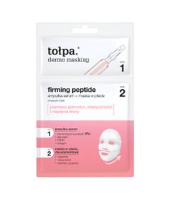 dwuetapowa maska w płachcie, firming peptide ampoule mask, 1 szt.