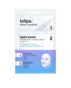 dwuetapowa maska w płachcie, hydra boost ampoule mask, 1 szt.