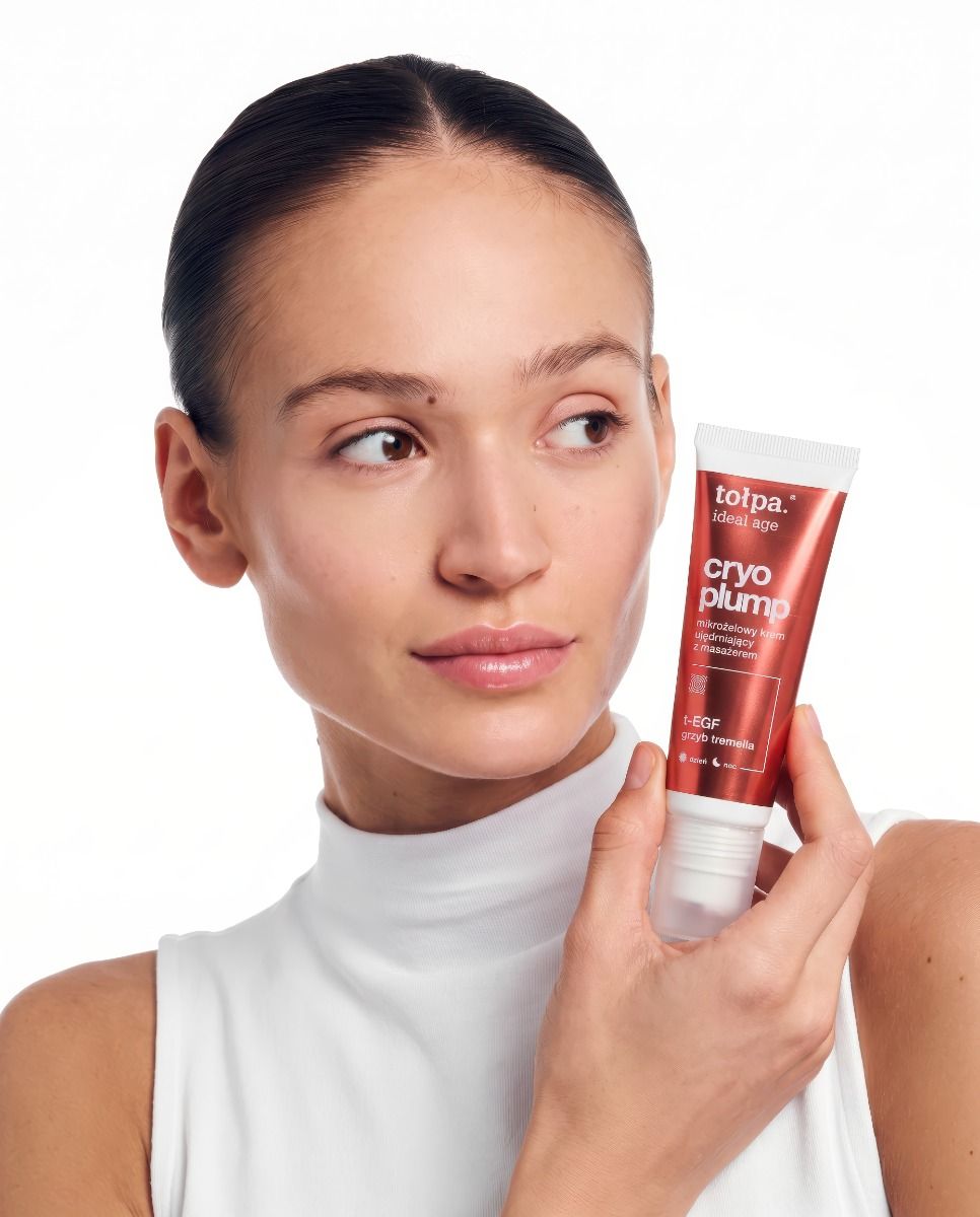 cryo plump mikrożelowy krem ujędrniający z masażerem, 50 ml