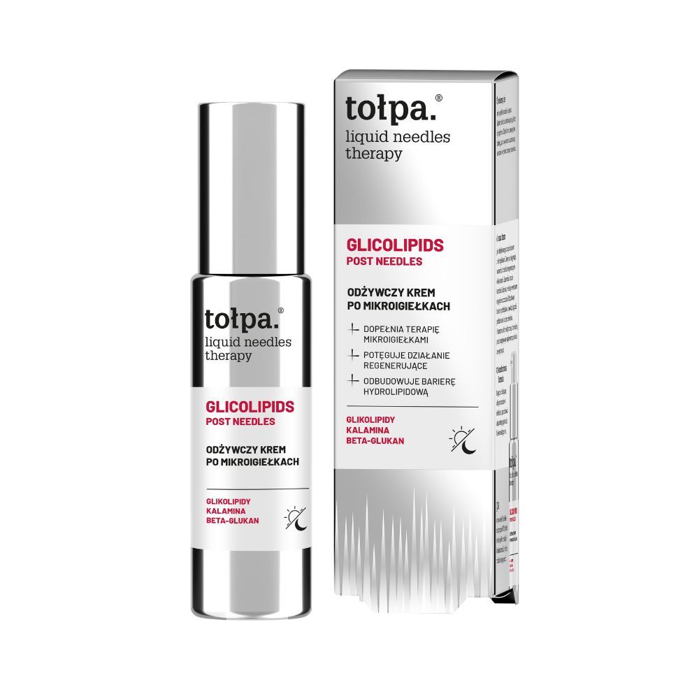 tołpa. liquid needles therapy  odżywczy krem po mikroigiełkach, glycolipids post needles, 50 ml