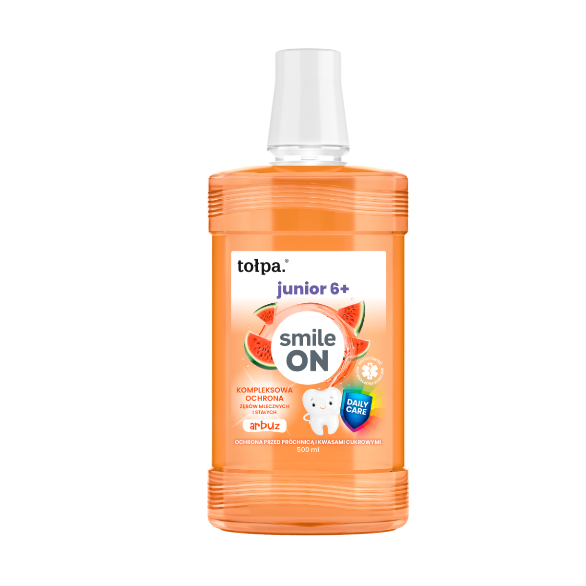 tołpa. junior 6+ płyn do higieny jamy ustnej dla dzieci, 500 ml