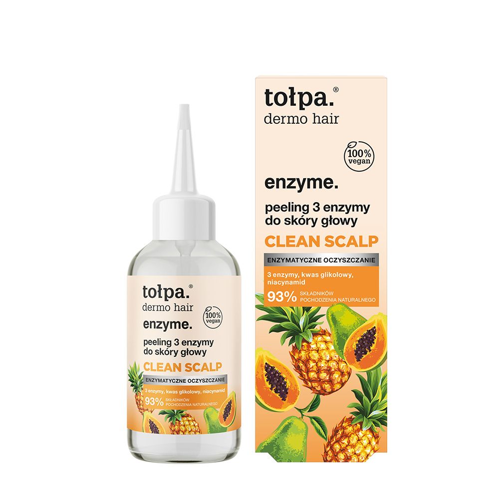 peeling 3 enzymy do skóry głowy CLEAN SCALP, 100 ml | tołpa.pl