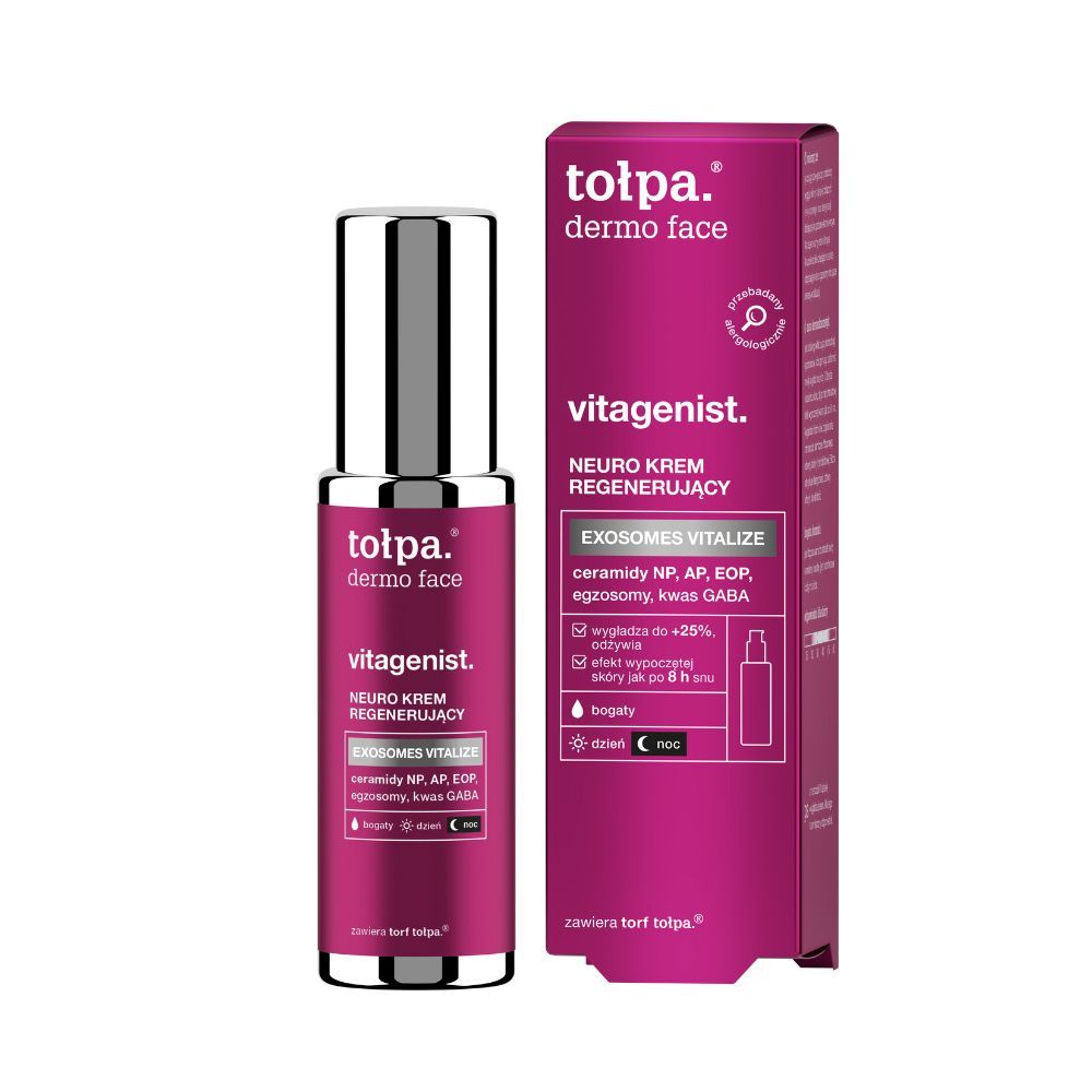 tołpa. vitagenist. neuro krem regenerujący dzień/noc, bogaty, 50 ml