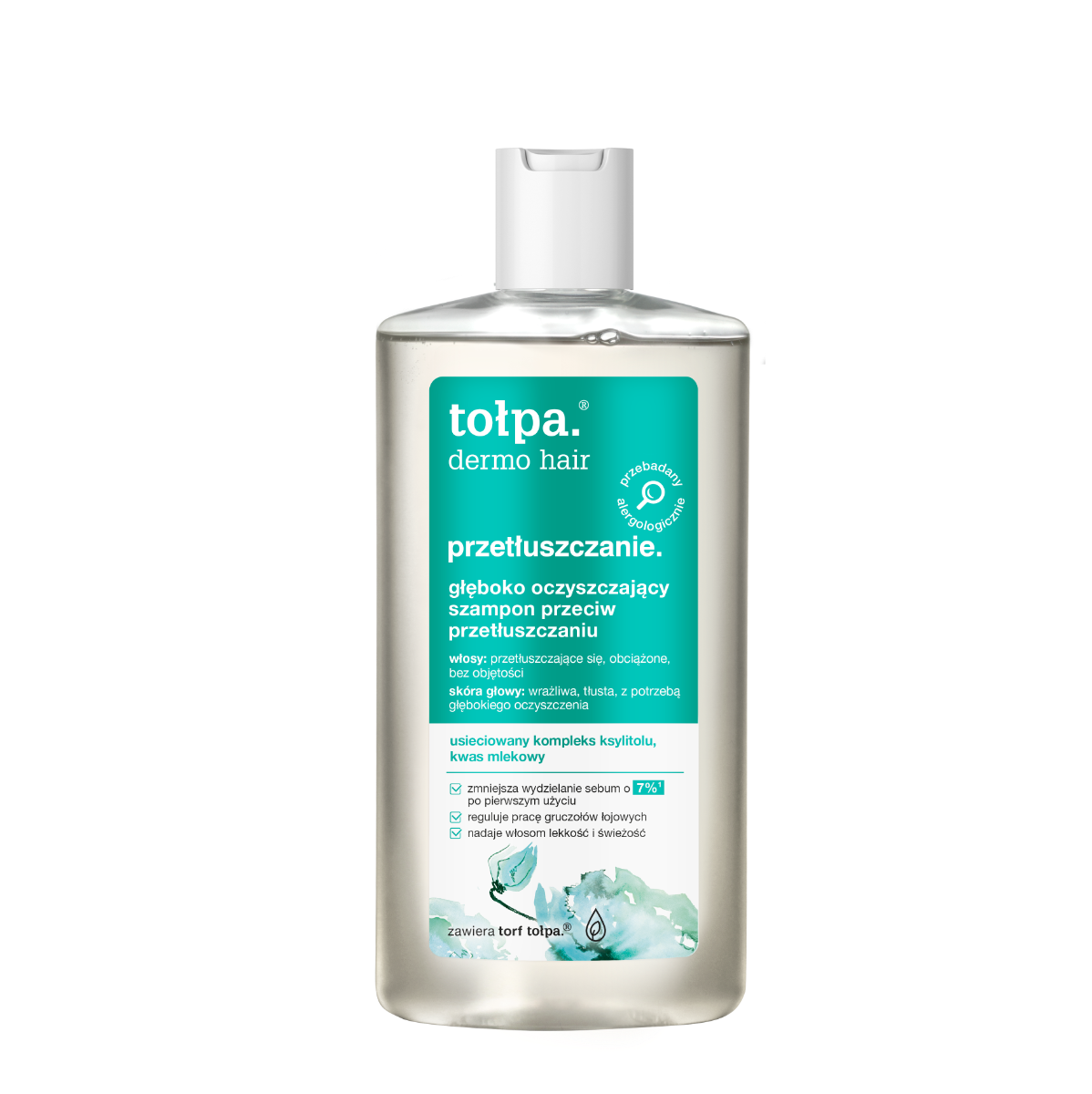 tołpa. przetłuszczanie głęboko oczyszczający szampon przeciw przetłuszczaniu, 250 ml
