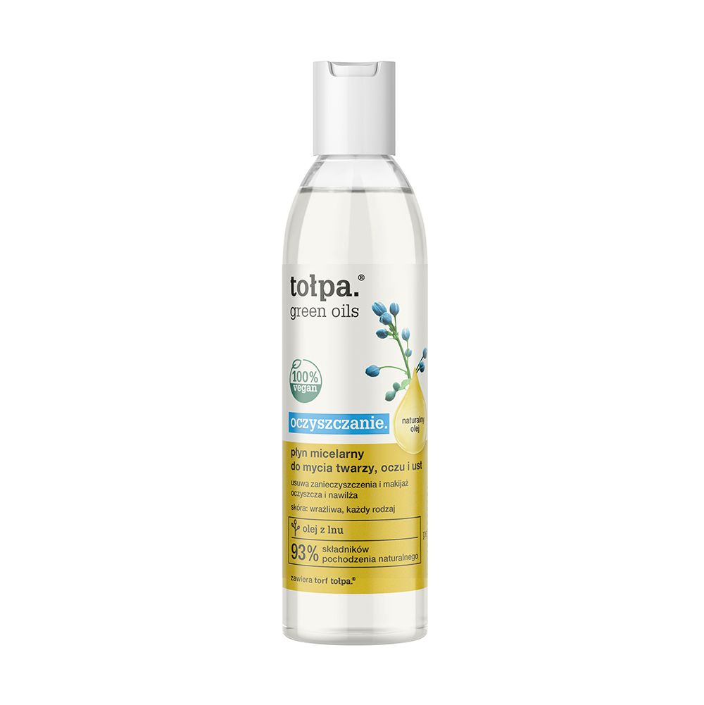 tołpa. oczyszczanie. płyn micelarny do mycia twarzy, oczu i ust, 200 ml
