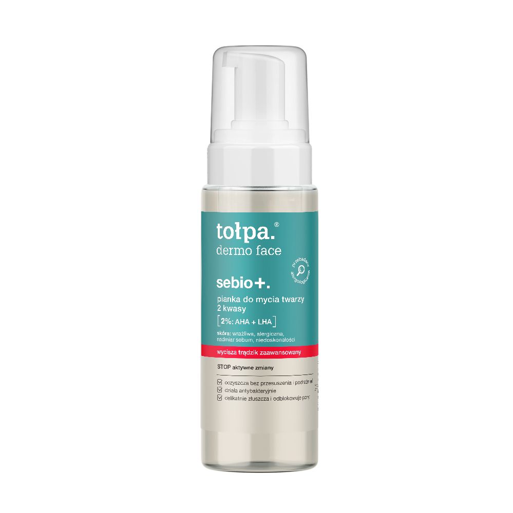 tołpa. sebio+. pianka do mycia twarzy, 150 ml
