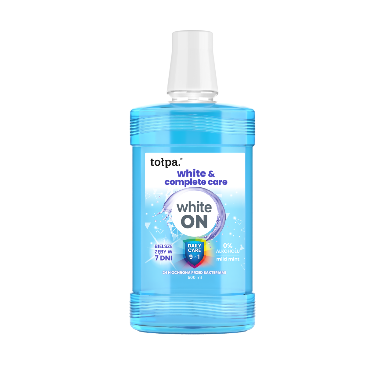 tołpa. white & complete care płyn do higieny jamy ustnej 9w1, 500 ml