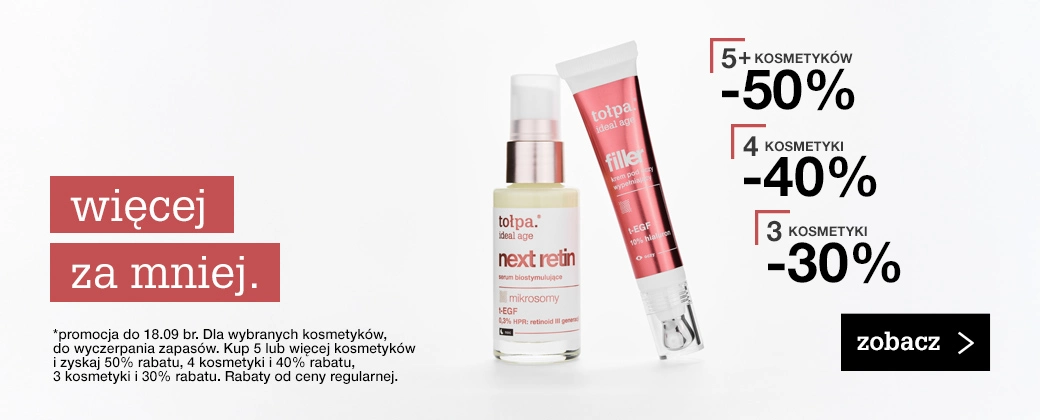 więcej za mniej. do -50%