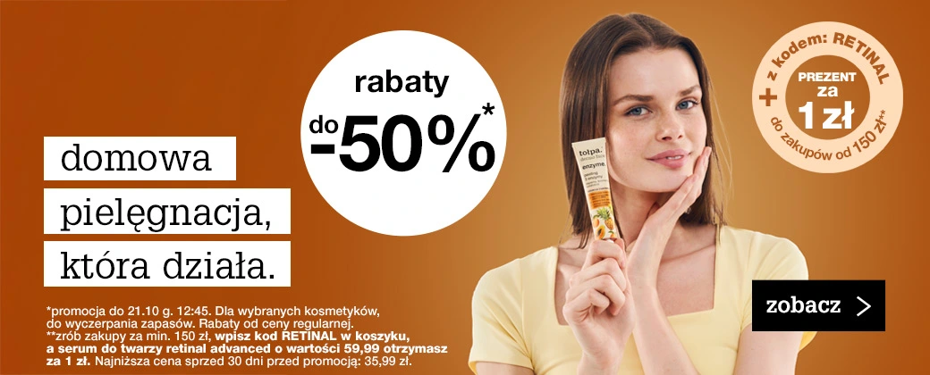 domowa pielęgnacja, która działa. do -50%