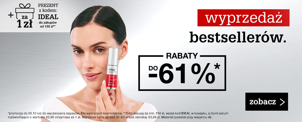 wyprzedaż bestsellerów do -61%