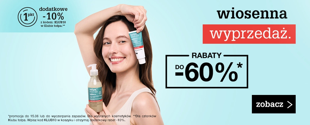 wiosenna wyprzedaż do -60%