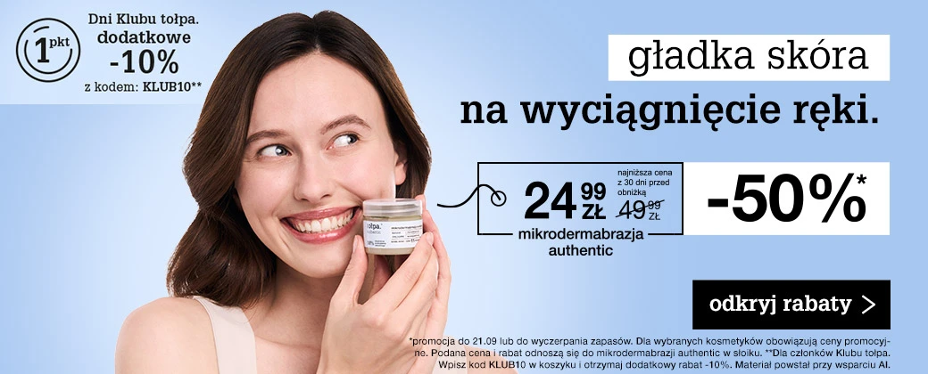 gładka skóra do -50%