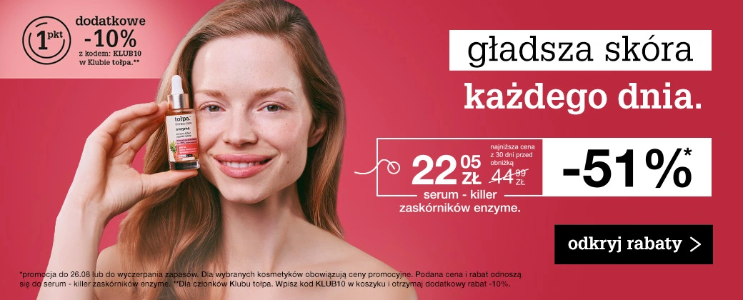 gładsza skóra do -51%