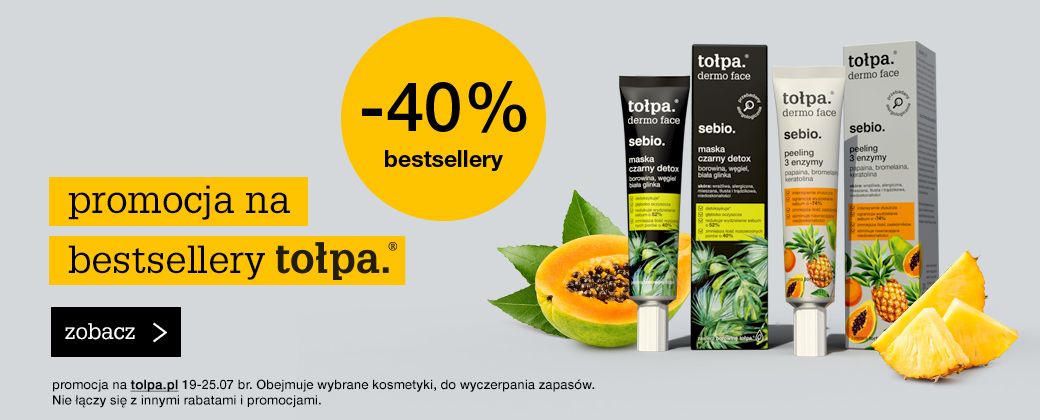 do -40% bestsellery tołpa