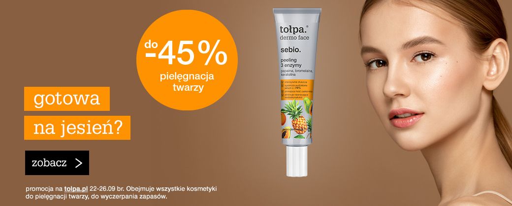 do -45% pielęgnacja twarzy