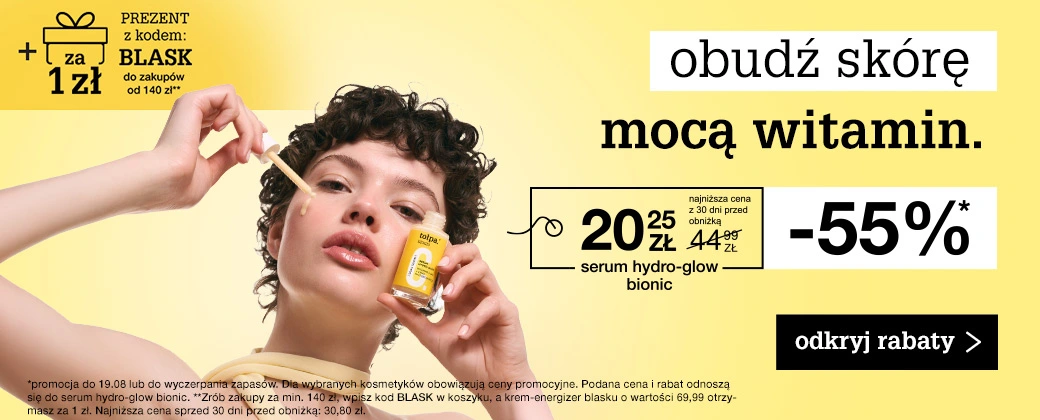 obudź skórę mocą witamin do -60%