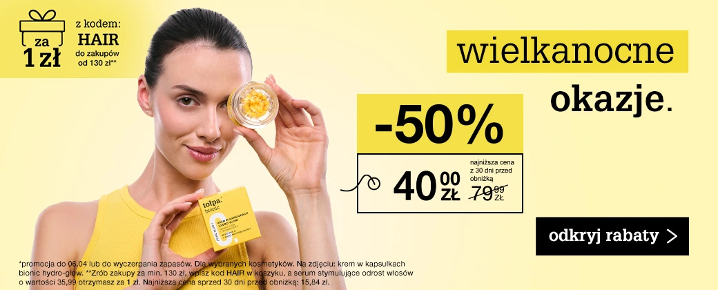 wielkanocne okazje. do -50%