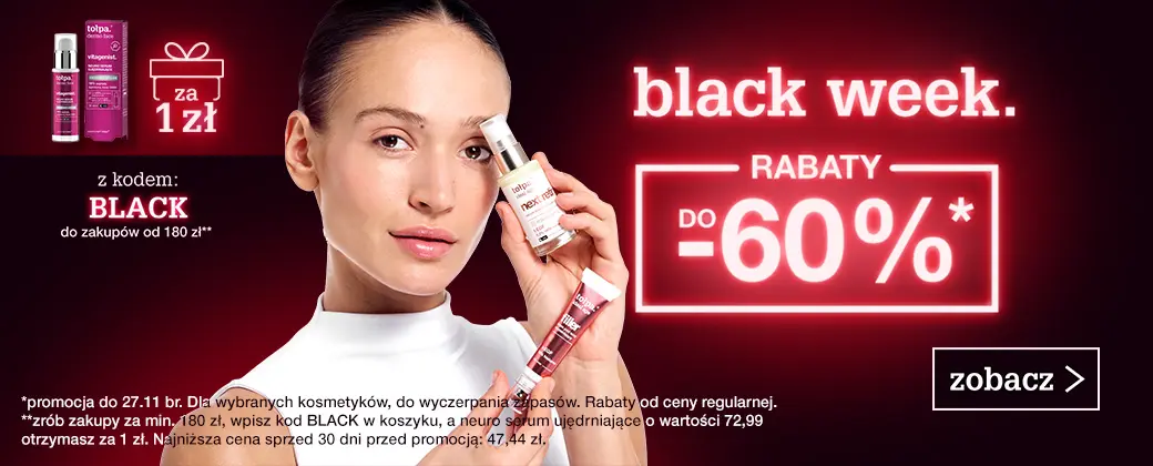 black week z tołpa. do -60% 