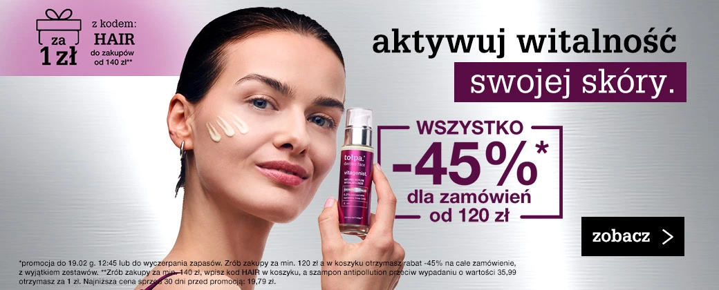 aktywuj witalność swojej skóry. -45%
