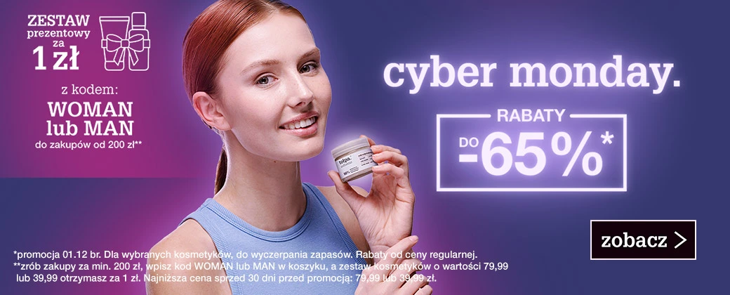 cyber monday. do -65%