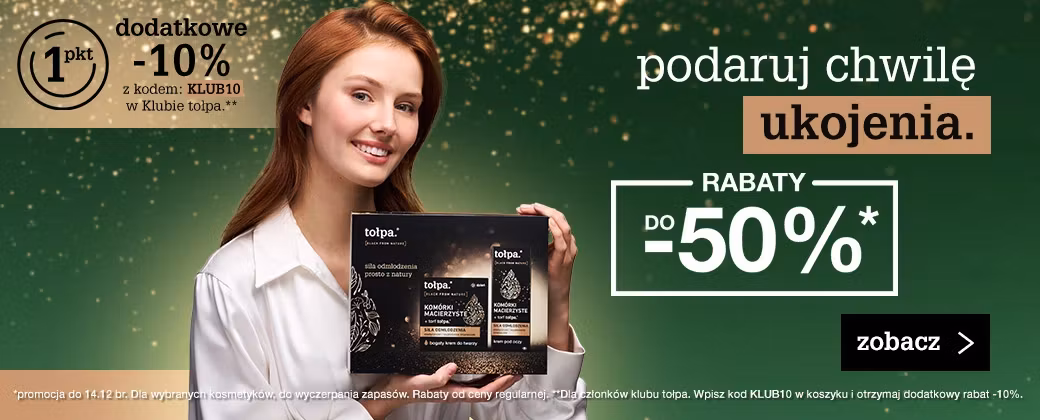 podaruj chwilę ukojenia. do -50% 