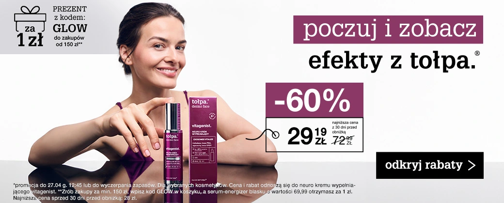 poczuj niezawodne nawilżenie. -45% 