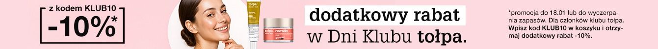 dodatkowy rabat w dni Klubu tołpa.