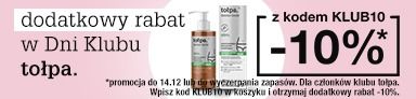 dodatkowy rabat w dni Klubu tołpa.