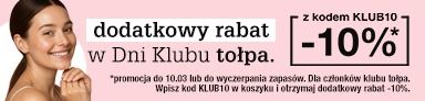 dodatkowy rabat w dni Klubu tołpa.