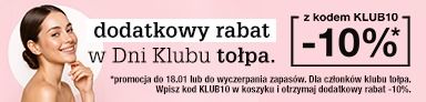 dodatkowy rabat w dni Klubu tołpa.