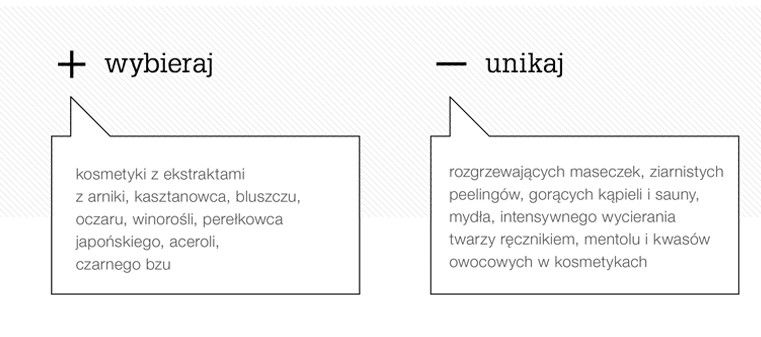 jakie kosmetyki wybierać do skóry naczynkowej