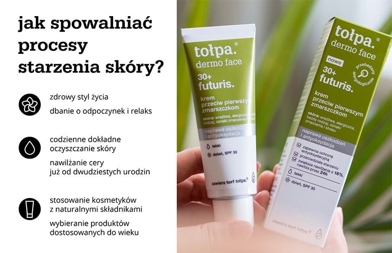Infografika – jak spowalniać procesy starzenia się skóry?