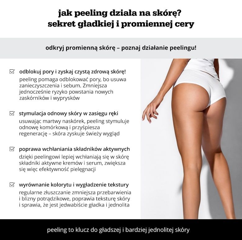 Jak peeling działa na skórę?