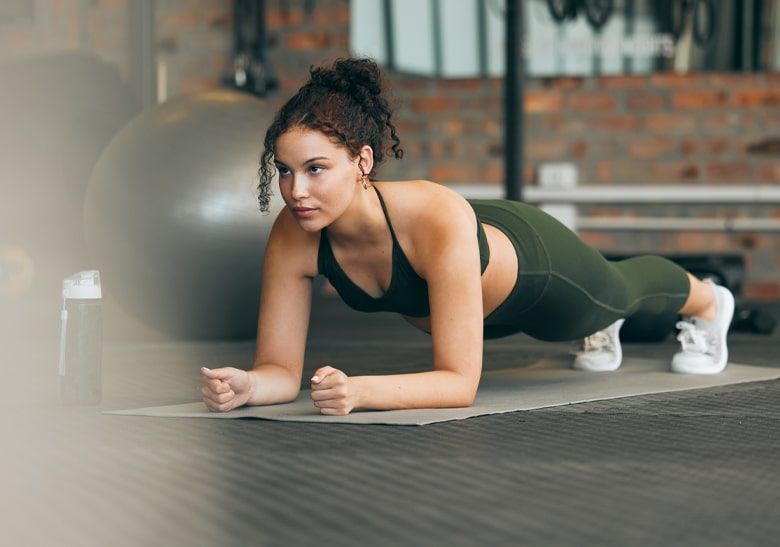Kobieta uprawiająca sport