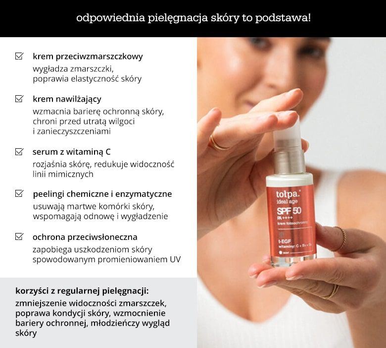 Odpowiednia pielęgnacja skóry to podstawa! - infografika