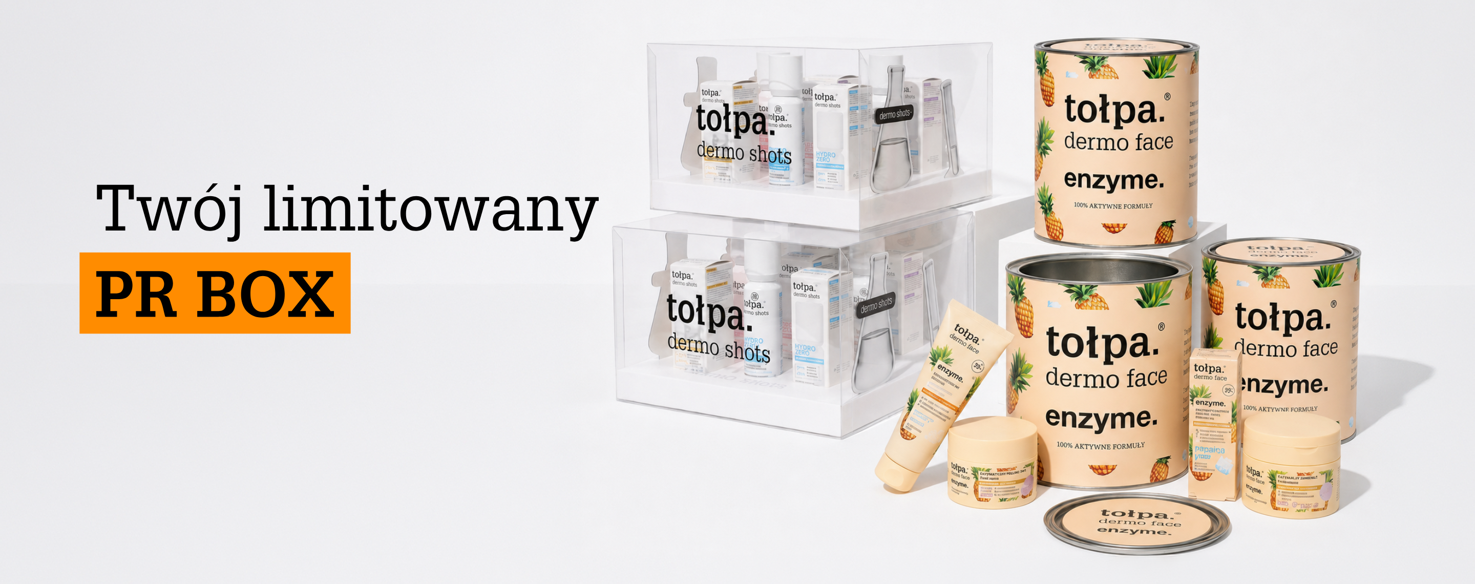baner główny twój limitowny PR Box tołpa dermo shots i dermo face enzyme
