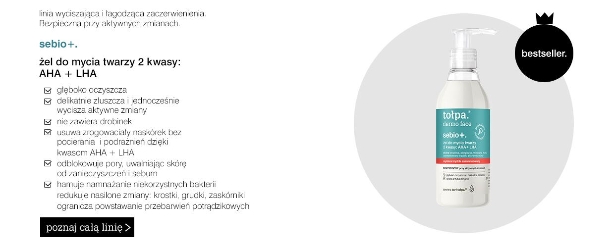 żel do mycia twarzy 2 kwasy: AHA + LHA żel do mycia twarzy 2 kwasy: AHA + LHA